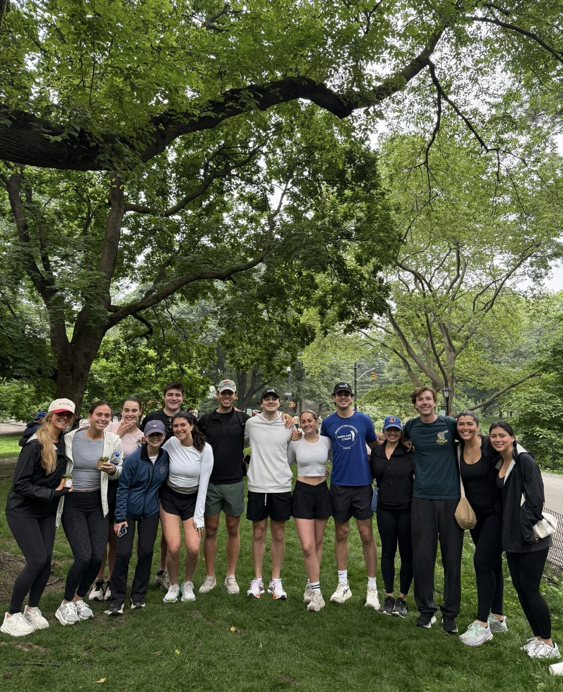 Community run group in Central Park
