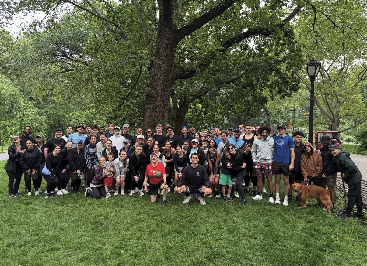 Dudes For Dads community gathering in Central Park